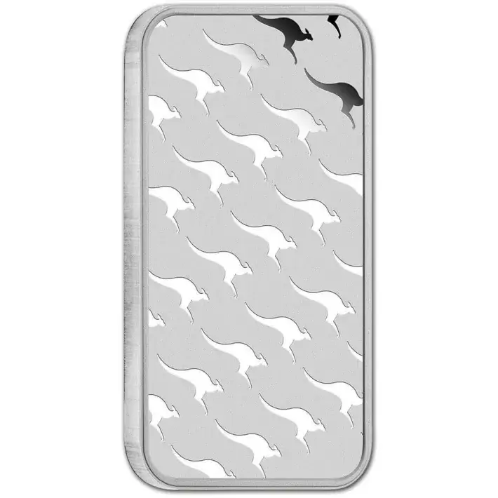 TWENTY (20) 1 oz Silver Bar - Perth Mint Kangaroo .9999 Fine in Plastic Tube #3