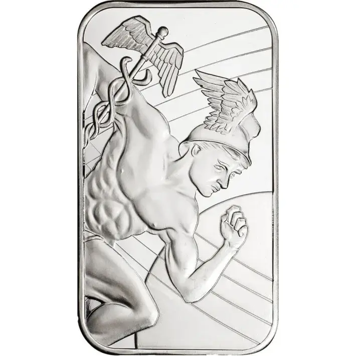 FIVE (5) 1 oz Silver Bar - Sunshine Minting Mercury .999 Fine - Sealed #2