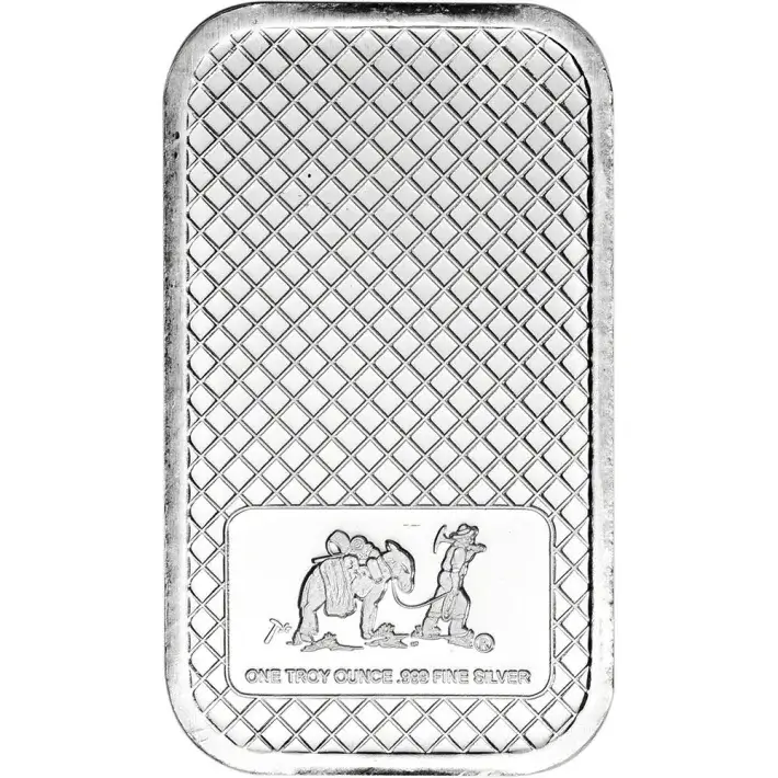 TEN 1 oz. SilverTowne Silver Bar - Bald Eagle Design - 999 Fine #2