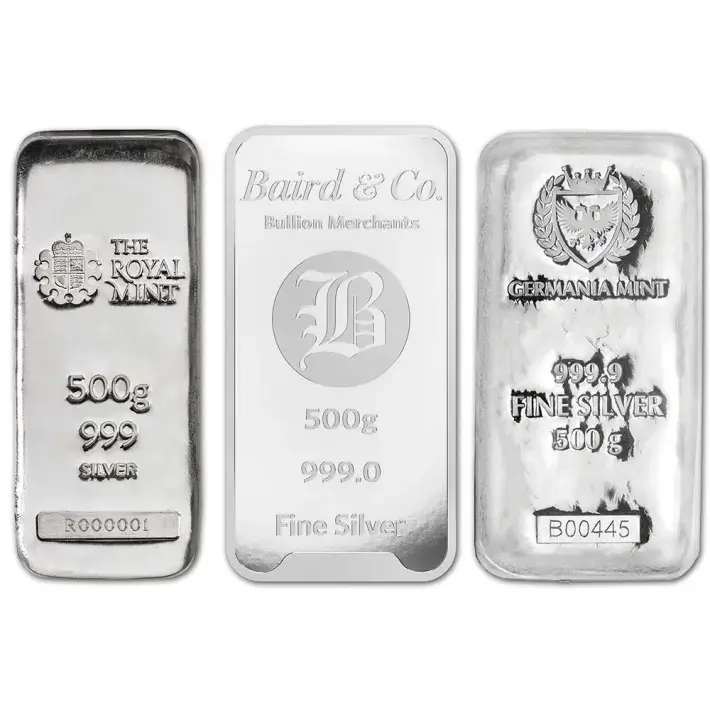 500 gram Silver Bar - Random Brand - Secondary Market #1
