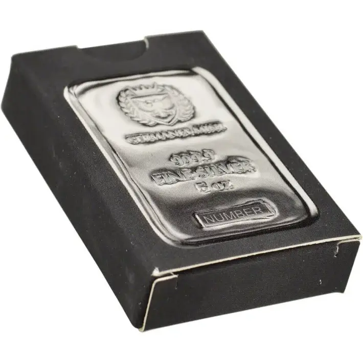 5 oz Germania Mint Silver Bar 999 Fine #2