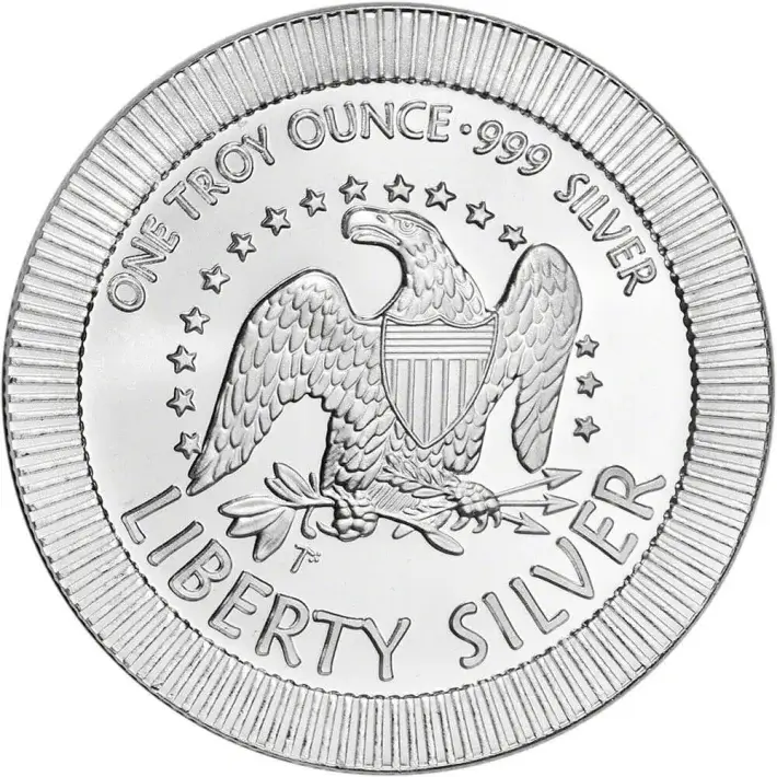 100-pc. 1 oz Silver Round SilverTowne Liberty Bell Stackable .999  5 Rolls of 20 #3