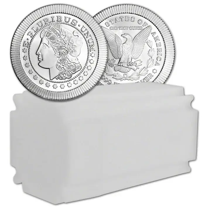 TWENTY (20) 1 oz. Silver Round - Morgan Stackable .999 #1
