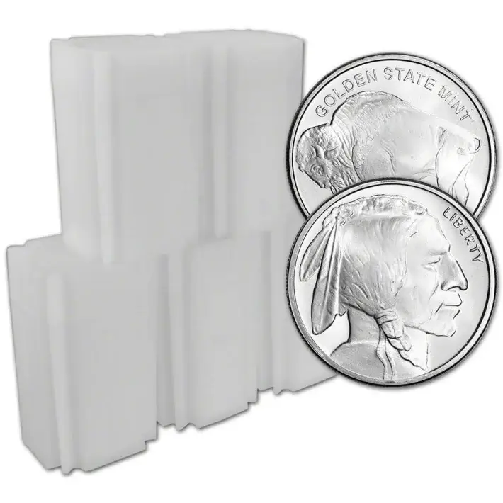 100 1 oz Silver Round Buffalo Design Random Brand Secondary Market 999 Fine #1