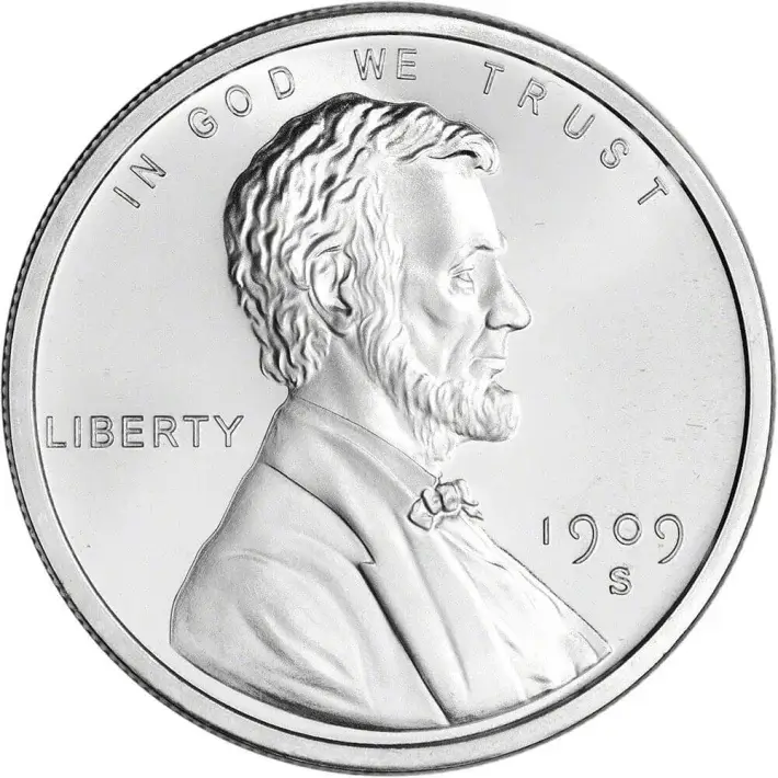 1 oz. Golden State Mint Silver Round Lincoln Cent Design .999 Fine Tube of 20 #2