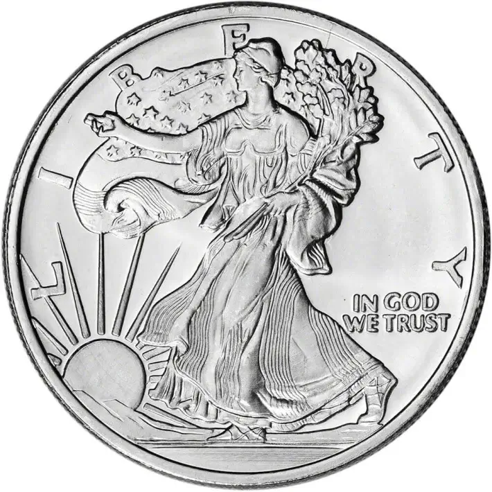 TEN (10) 1 oz. Highland Mint Silver Round Walking Liberty Design .999 Fine #3