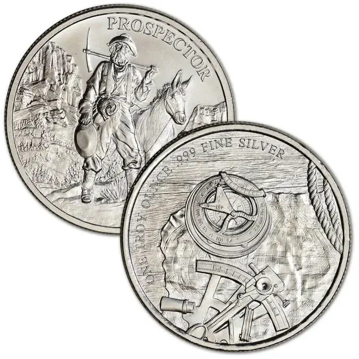 1 oz. Silver Round - Random Brand - Secondary Market - .999 Fine (Tube of 20) #5