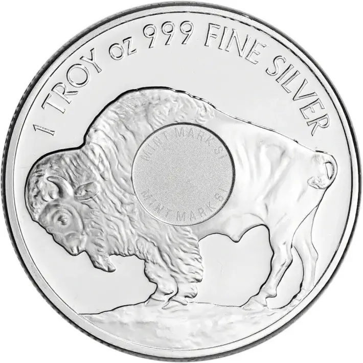 1 oz. Silver Round - Sunshine Buffalo - .999 Fine #2