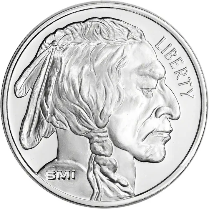 1 oz. Silver Round - Sunshine Buffalo - .999 Fine #1