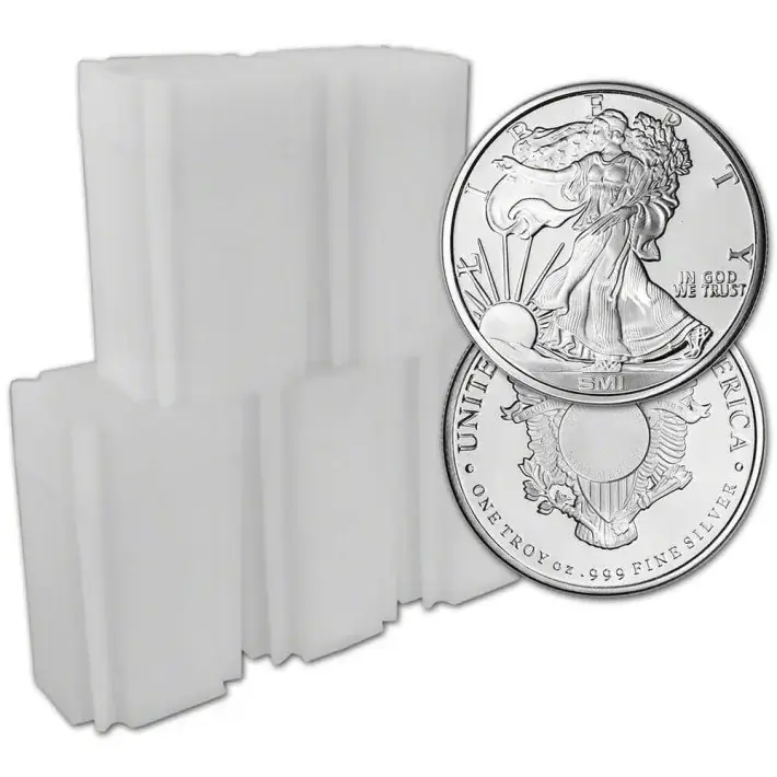 100-pc. 1 oz. Silver Round - Sunshine Liberty - .999 (Lot, Rolls, 5 Tubes of 20) #1