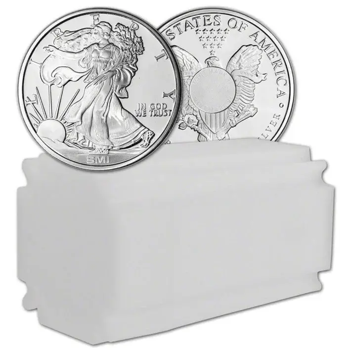 1 oz. Silver Round - Sunshine Liberty - .999 Fine (Lot, Roll, Tube of 20) #1
