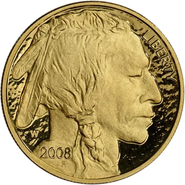 2008 W American Gold Buffalo Proof 1 oz $50 in OGP #2