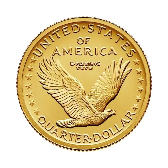 2016-W US Gold Standing Liberty Quarter Centennial (1/4 oz) #3