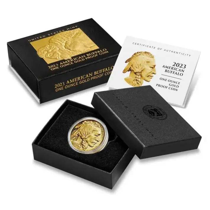 2023 W American Gold Buffalo Proof 1 oz $50 in OGP #1