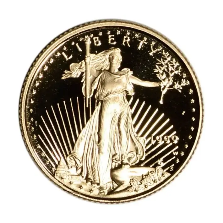 American Gold Eagle Proof 1/10 oz $5 - Coin in OGP - Random Date #4