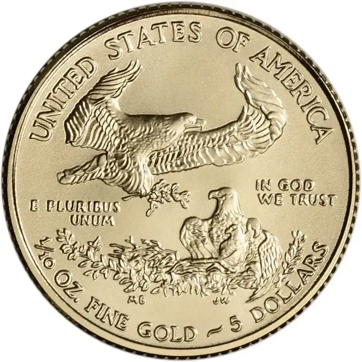 American Gold Eagle (1/10 oz) $5 - BU - Random Date #2