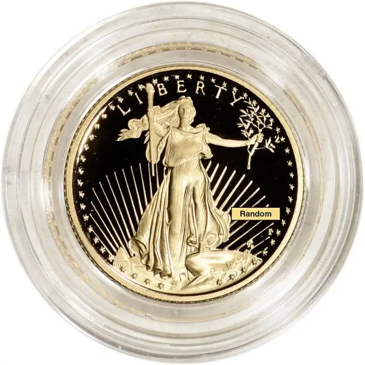 American Gold Eagle Proof 1/10 oz $5 - Coin in Capsule - Random Date #3