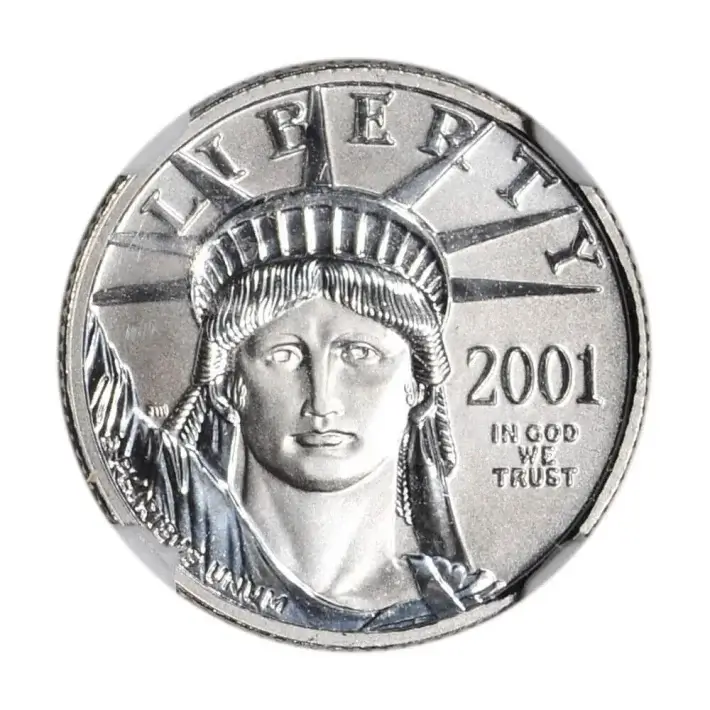 American Platinum Eagle 1/10 oz $10 - NGC MS70 Random Date and Label #3