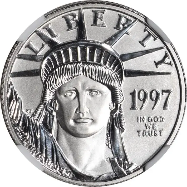 American Platinum Eagle 1/4 oz $25 - NGC MS70 Random Date and Label #2