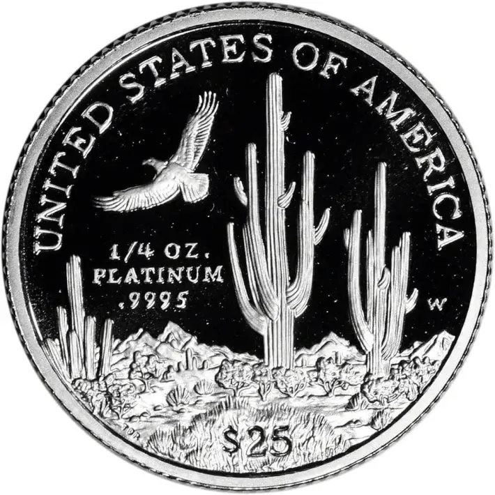 American Platinum Eagle Proof 1/4 oz $25 - Coin in Capsule - Random Date #3