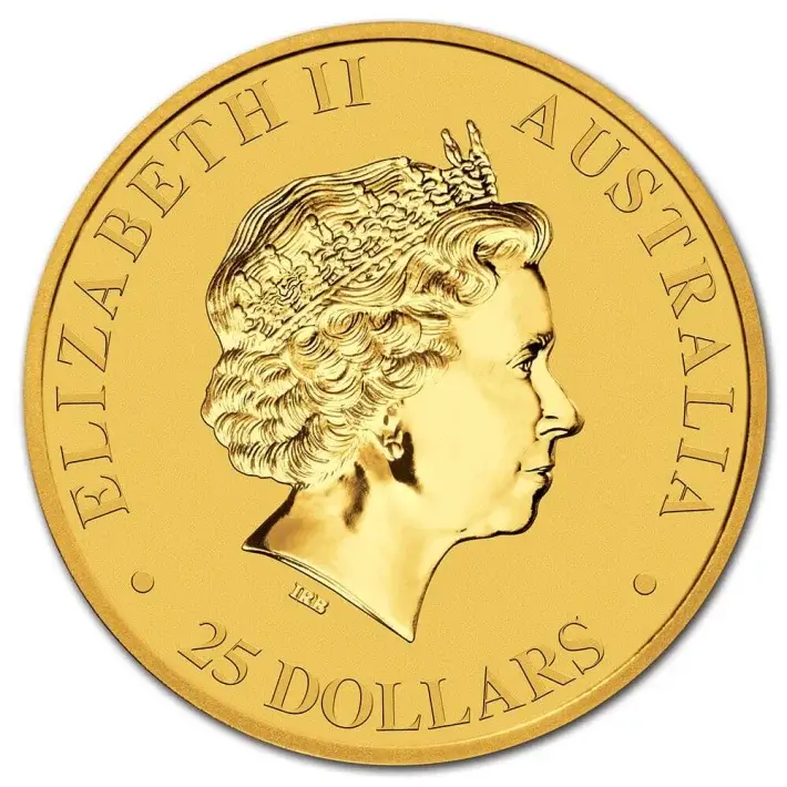 Australia Gold Kangaroo - 1/4 oz - $25 - BU - Random Date #3