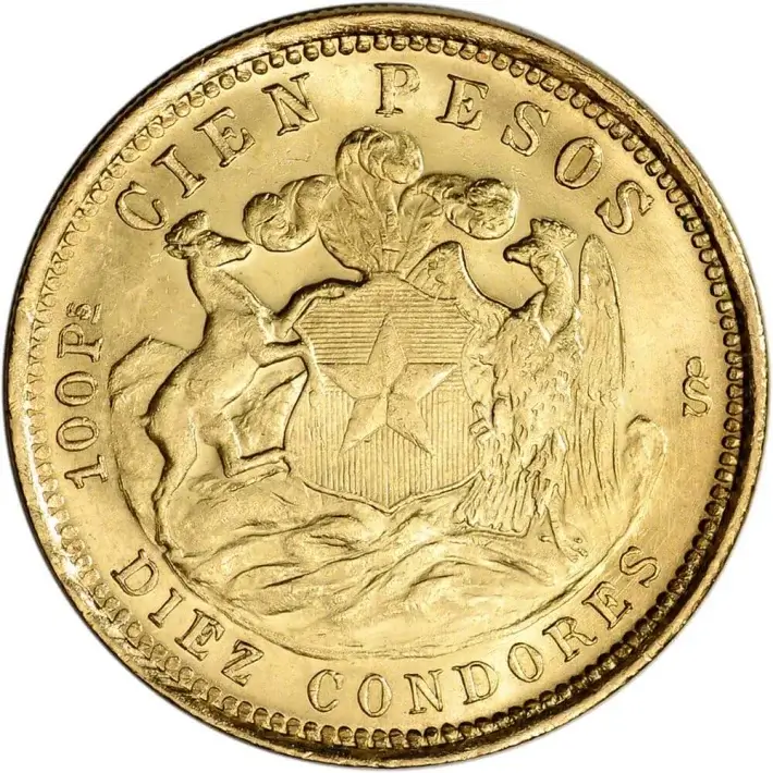 Chile Gold 100 Pesos .5885 oz - XF/AU - Random Date #2