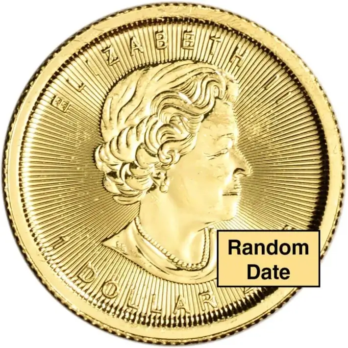Canada Gold Maple Leaf - 1/20 oz - $1 - .9999 Fine - Random Date #2