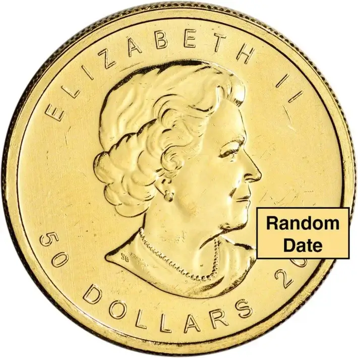 Canada Gold Maple Leaf - 1 oz - $50 - .9999 Fine - Random Year #2