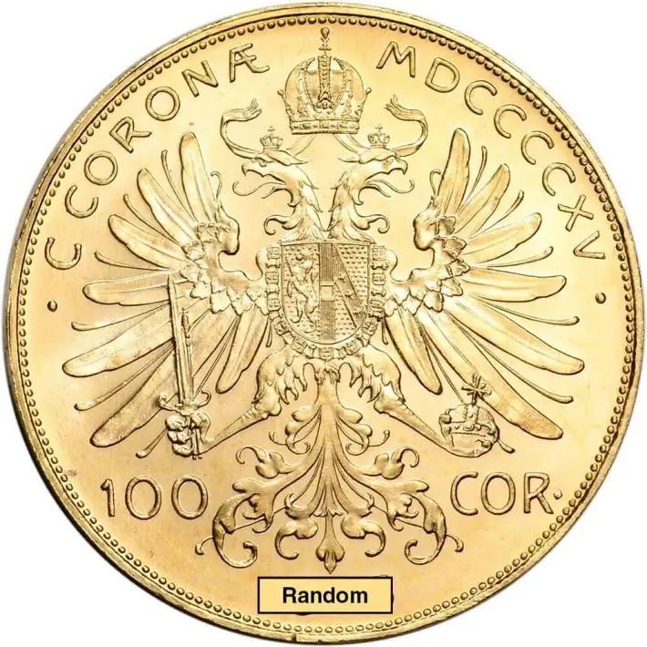 Austria Gold 100 Coronas (.9802 oz) - BU - Random Date #2
