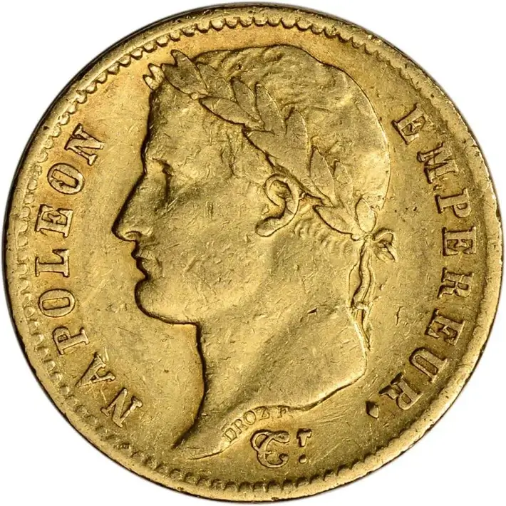 France Gold 20 Francs (.1867 oz) - Napoleon I - Avg Circ - Random Date #1
