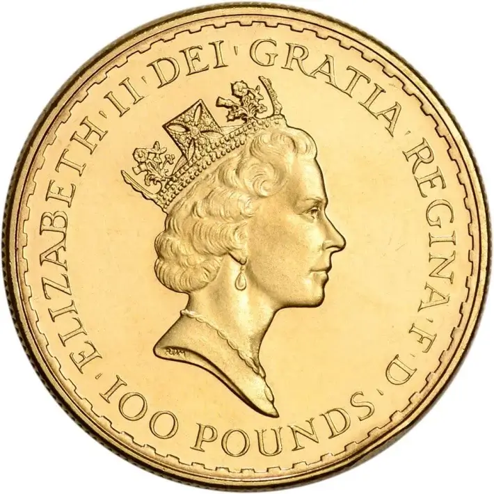 Great Britain Gold Britannia £100 - 1 oz - BU - Random Date #2
