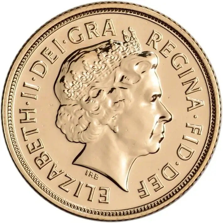 Great Britain Gold Sovereign (.2354 oz) - Elizabeth II Tiara BU - Random Date #1