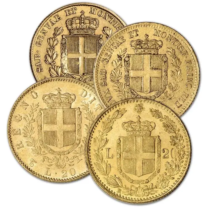 Italy Gold 20 Lire .1867 oz - XF/AU - Random Date #2