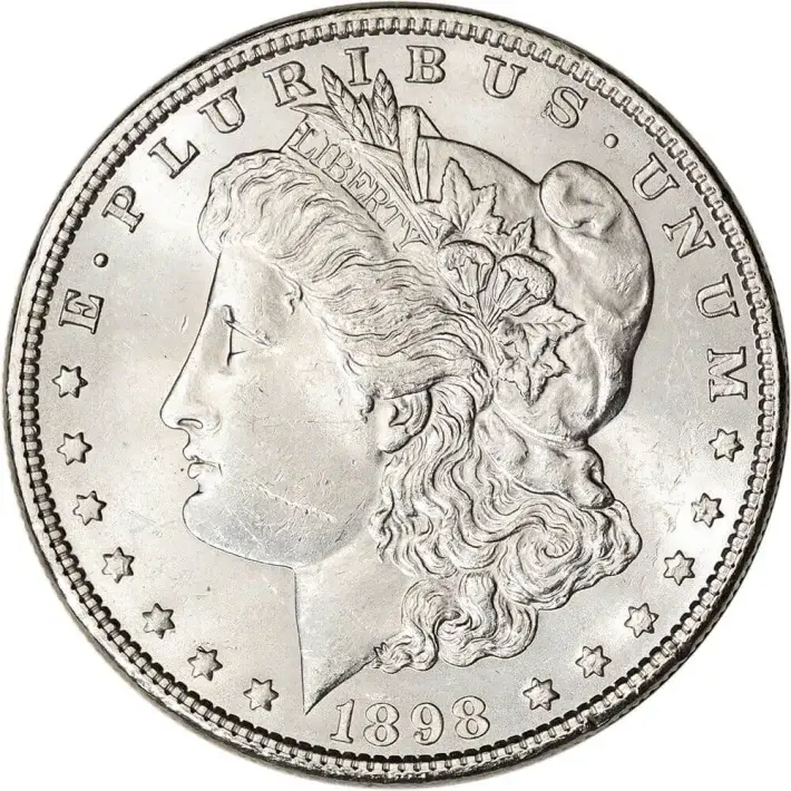 US Morgan Silver Dollar $1 - PCGS MS65 - Pre 1921 Random Date and Label #2