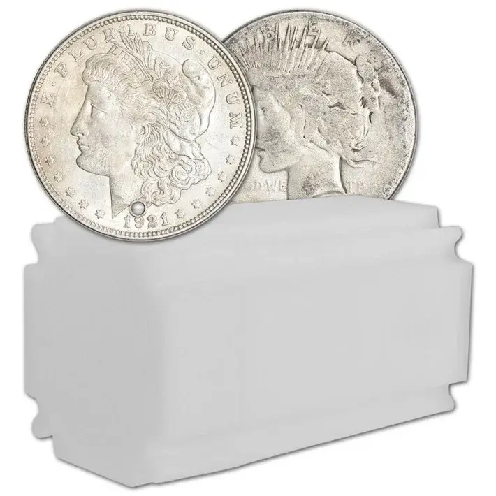 Morgan or Peace Silver Dollar Coin - Roll of 20 - Worse Than Cull - Random Date #1