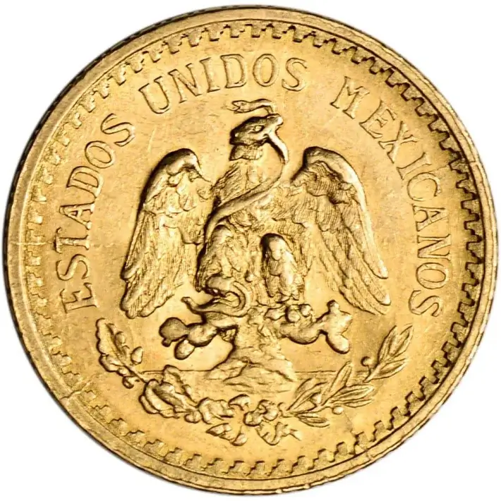 Mexico Gold 2 1/2 Peso .0603 oz - XF/AU - Random Date #2