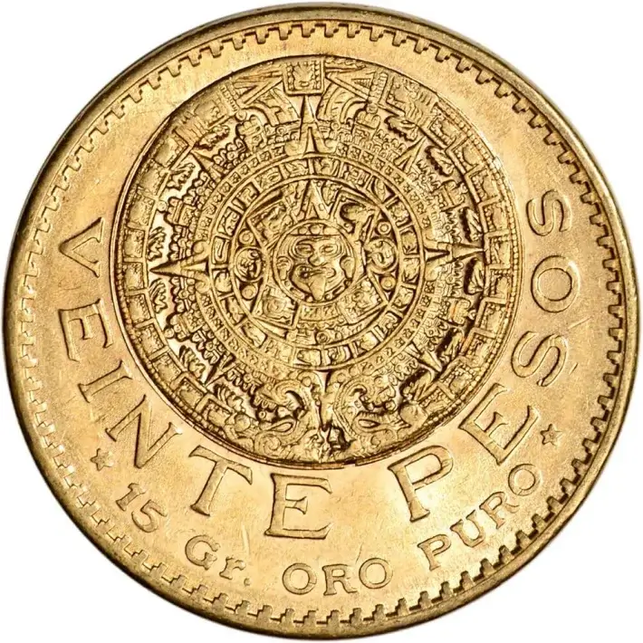Mexico Gold 20 Pesos (.4822 oz) - XF/AU - Random Date #1