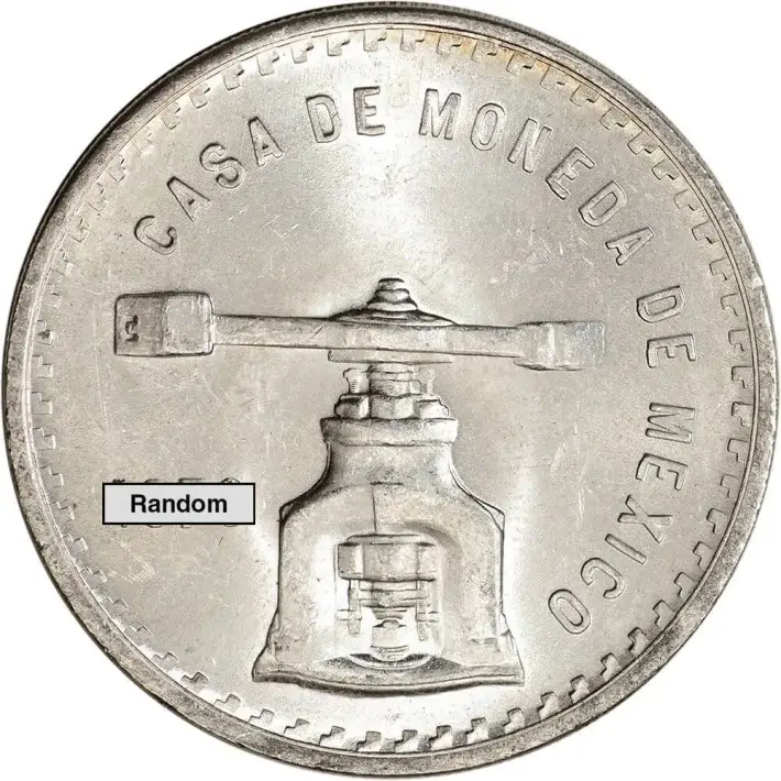 Mexico Silver Onza 1 oz 1 Onza - AU/BU - Random Date #1