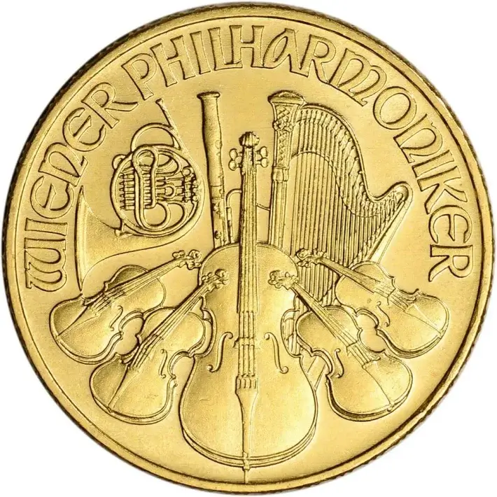 Austria Gold Philharmonic (1/4 oz) - BU - Random Date #1