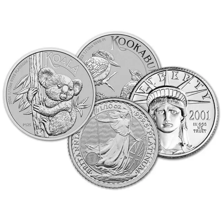 1/10 oz Platinum Coin .9995 Fine - Random Brand - Secondary Market #1