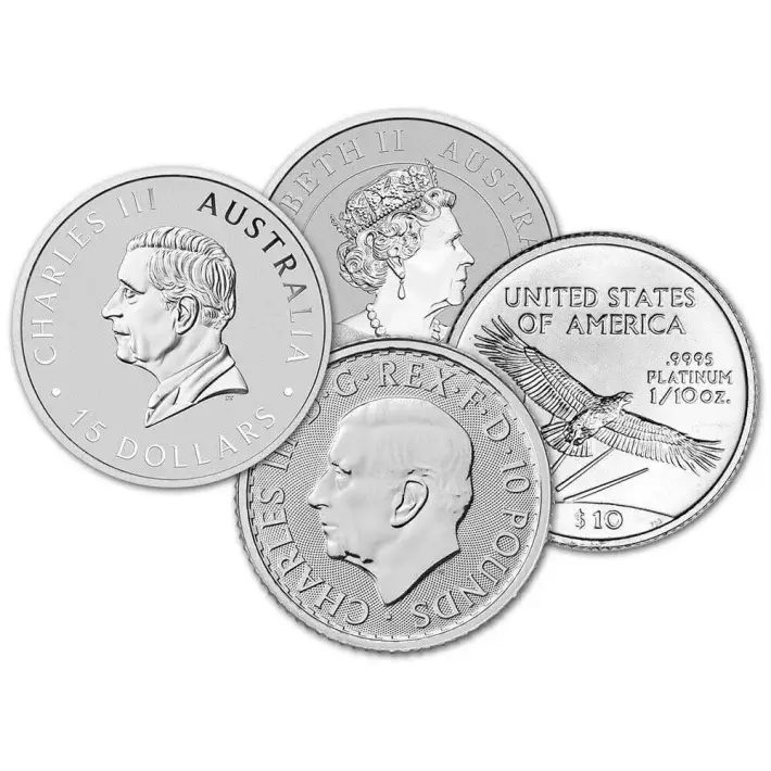 1/10 oz Platinum Coin .9995 Fine - Random Brand - Secondary Market #2