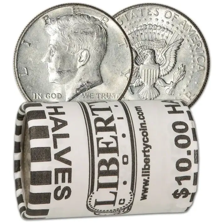 40% Silver Kennedy Half Dollars - Roll of 20 - $10 Face Value #1
