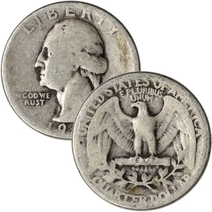 90% Silver Quarters - Roll of 40 - $10 Face Value #3