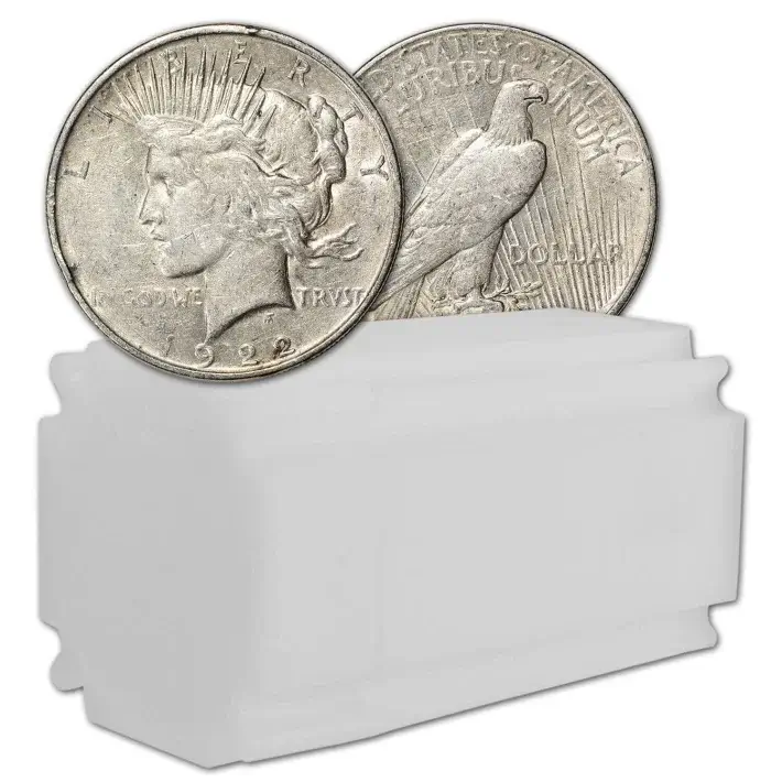 US Peace Silver Dollar - Roll of 20 coins - Cull - Random Date #1