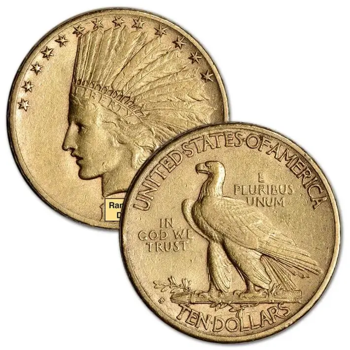 US Gold $10 Indian Head Eagle - XF Condition - Random Date #3