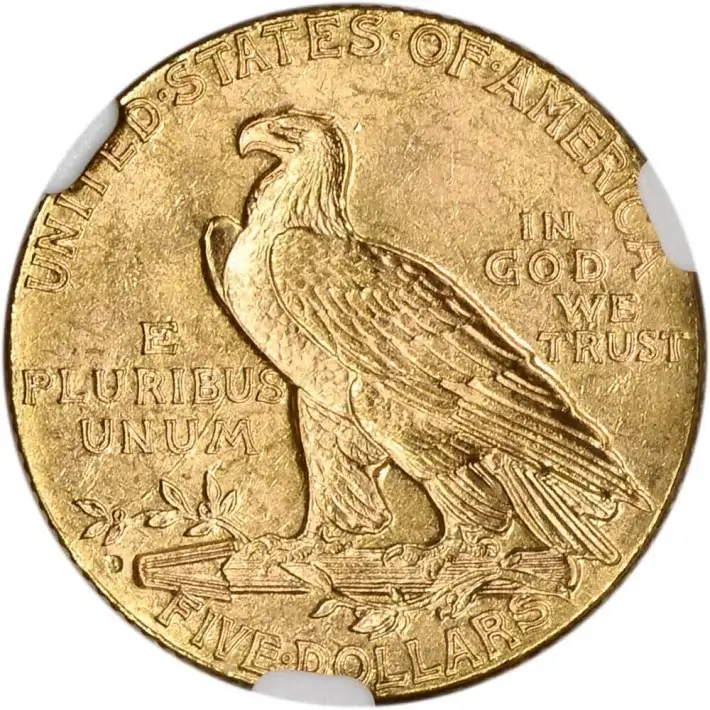 US Gold $5 Indian Head Half Eagle - NGC MS64 - Random Date #2