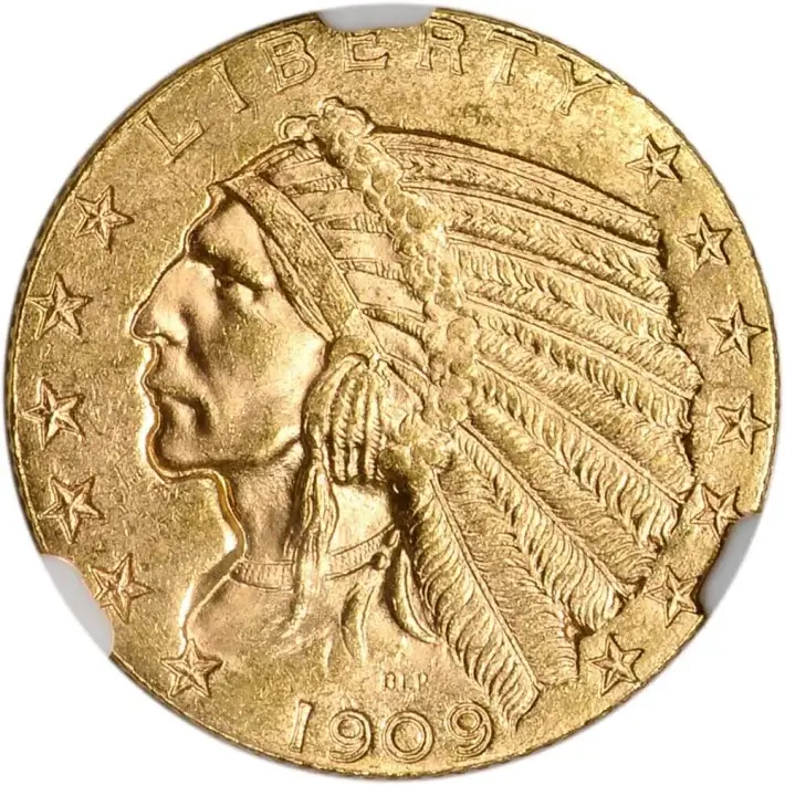 US Gold $5 Indian Head Half Eagle - NGC MS64 - Random Date #4