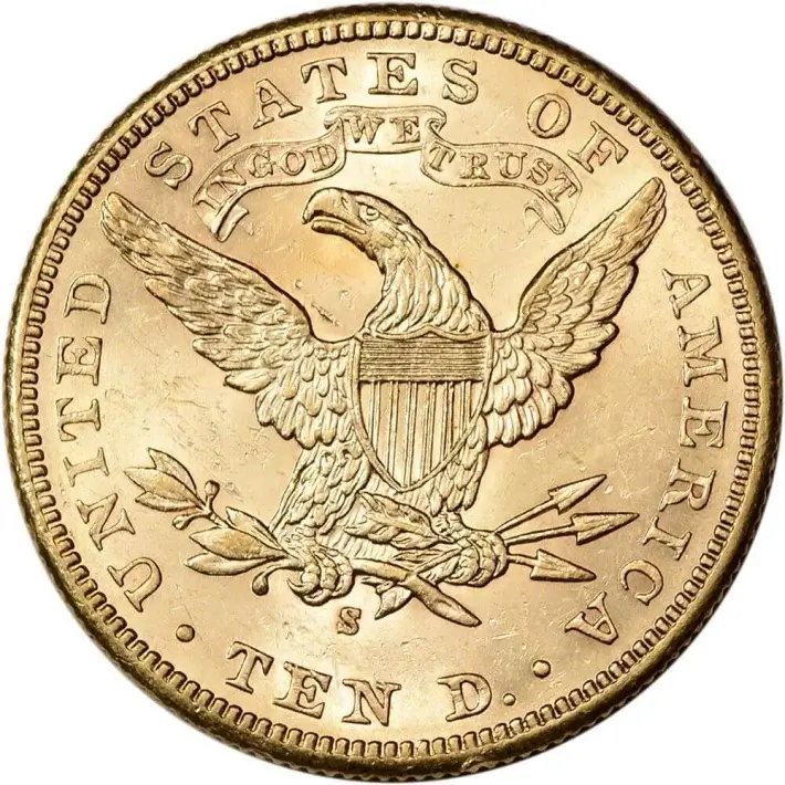 US Gold $10 Liberty Head Eagle - NGC MS62 - Random Date and Label #2
