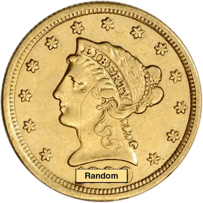 US Gold $2.50 Liberty Head Quarter Eagle - Jewelry Grade - Random Date #1