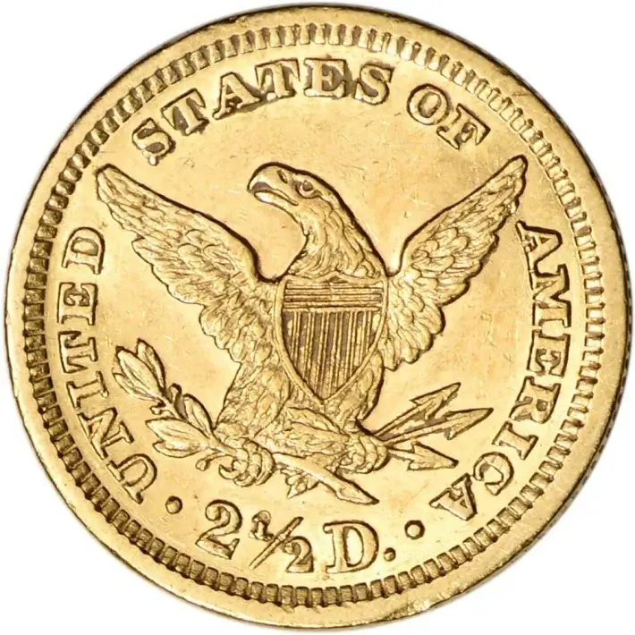 US Gold $2.50 Liberty Head Quarter Eagle - PCGS MS64 - Random Date and Label #3